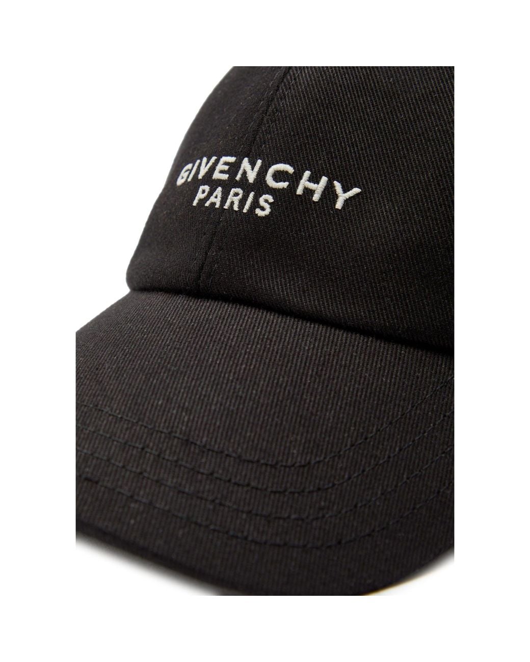 Givenchy Black Canvas Baseball Cap for men