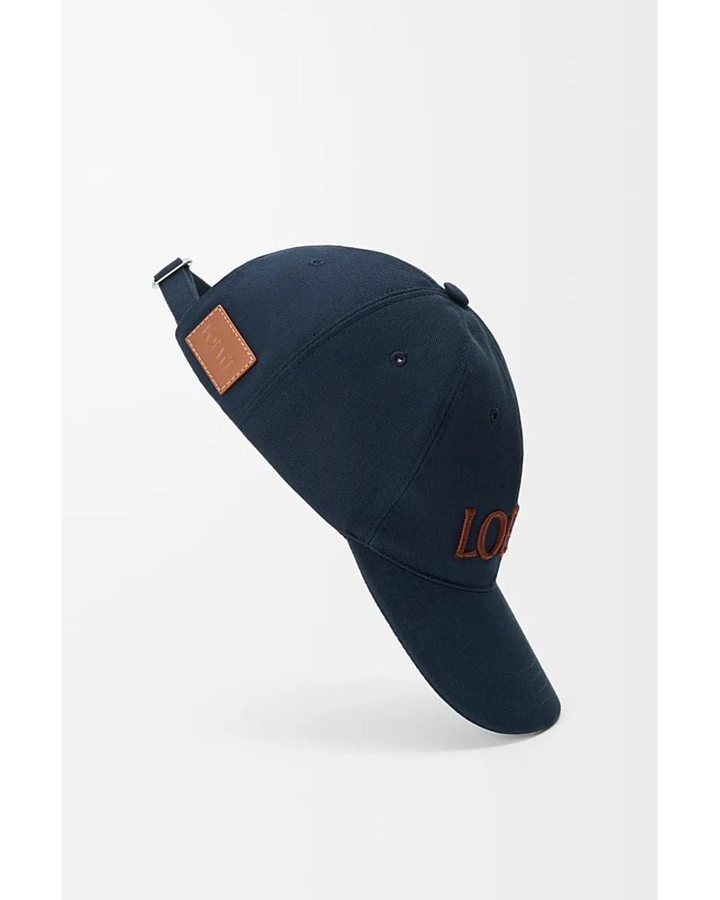 Loewe Blue Logo Embroidered Baseball Cap