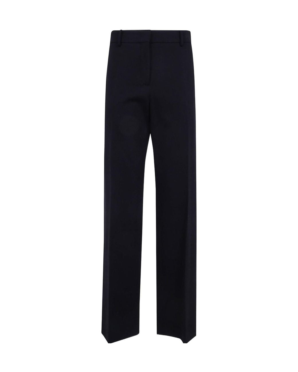 Mantu Blue Straight-Leg Tailored Trousers