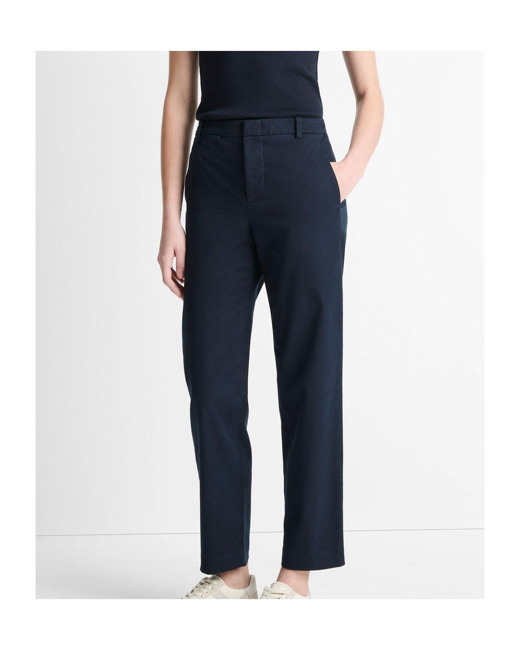 Vince Blue Cropped Trousers