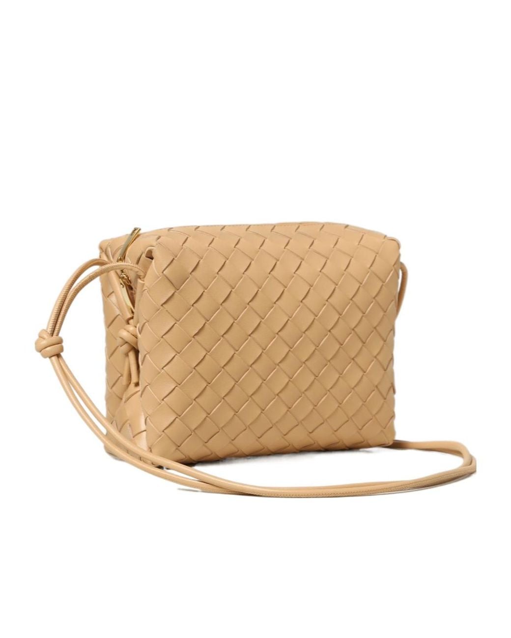 Bottega Veneta Natural Small Loop Camera Bag