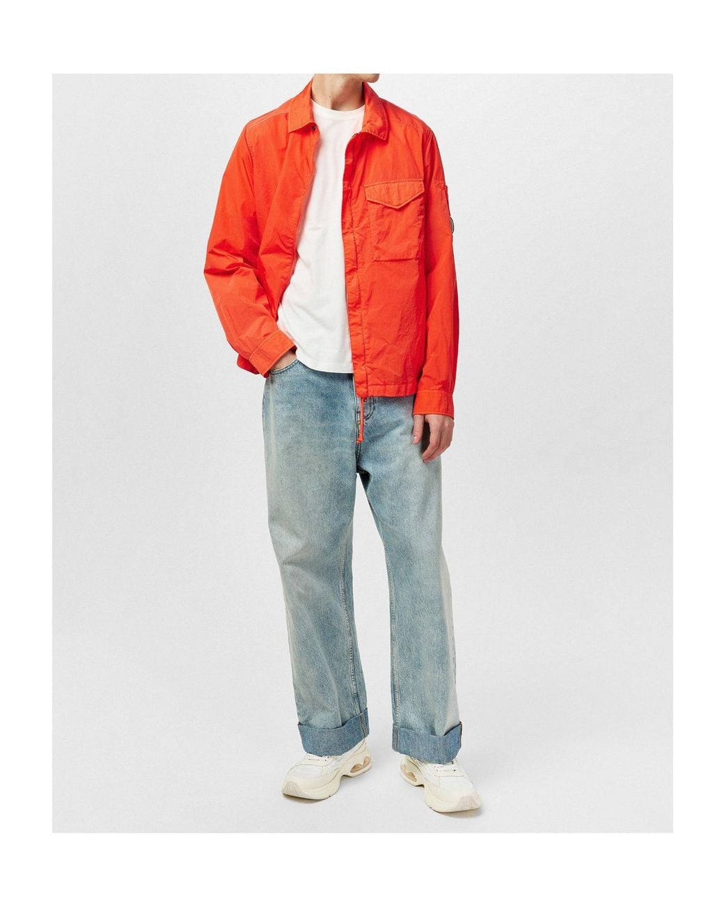 C P Company Red Chrome-R Overshirt for men