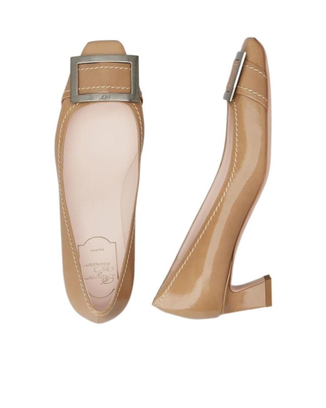 Roger Vivier Brown Trompette Pumps