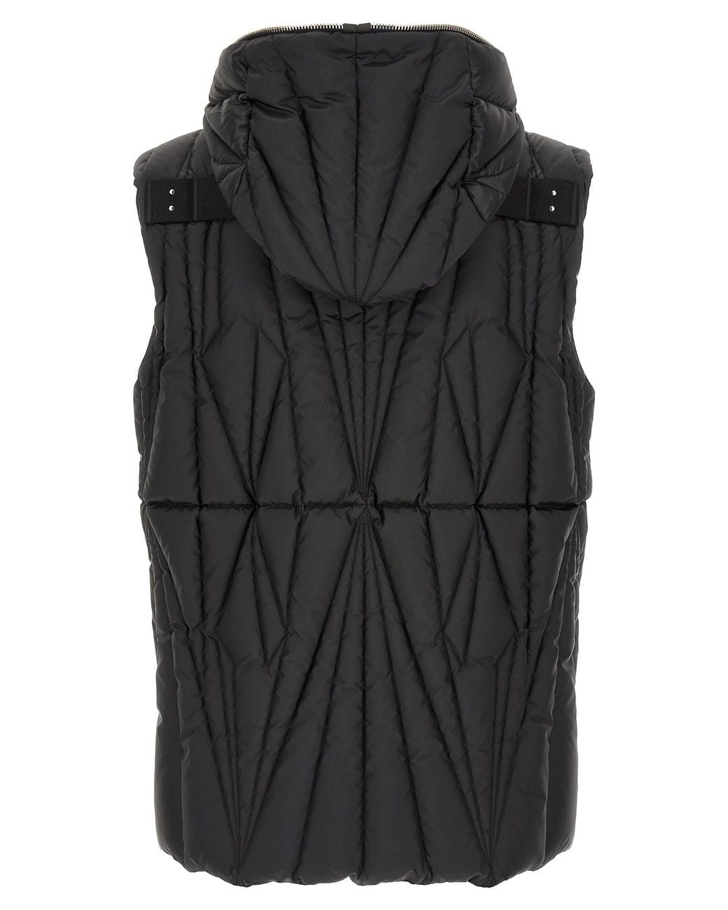 Moncler Black Moncler Rick Owens Geocamo Zipped Waistcoat for men