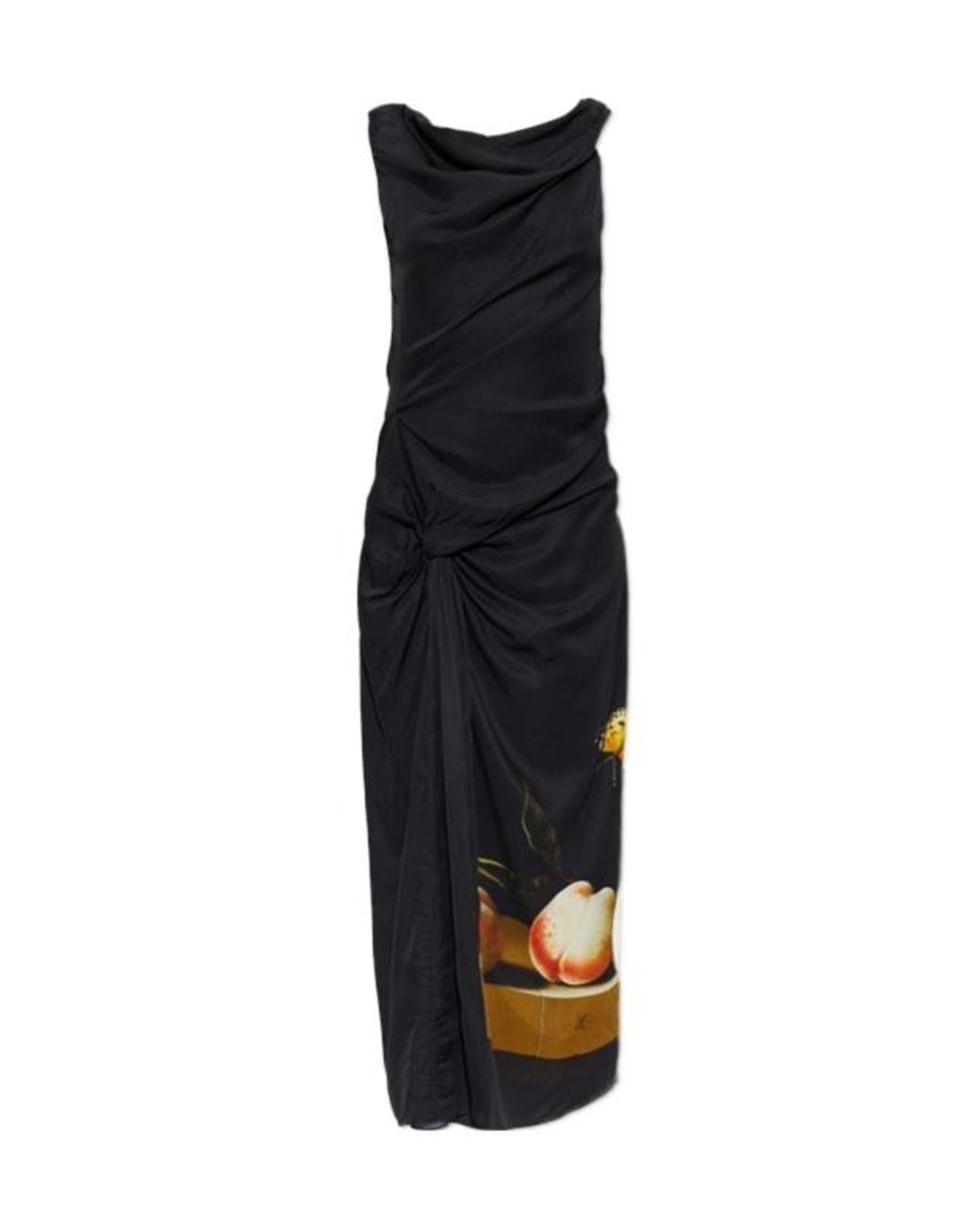 Dries Van Noten Black Sleeveless Dress