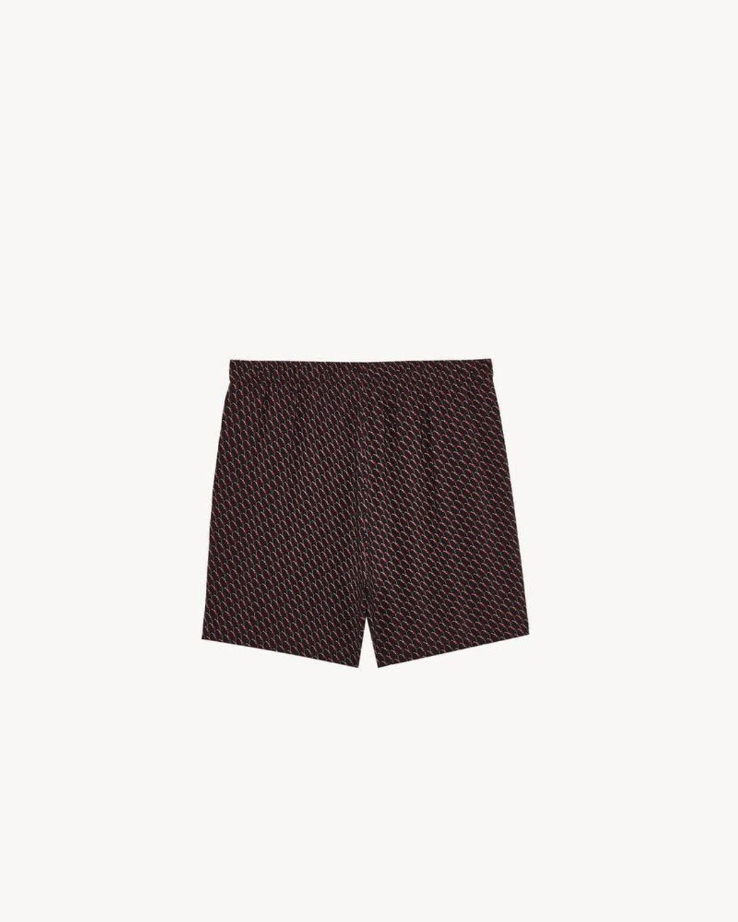 Saint Laurent Purple Shorts