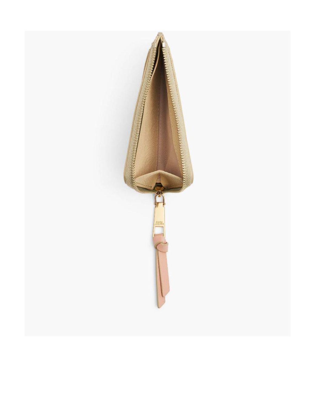Marc Jacobs Natural Logo Motif Plaque Card Holder