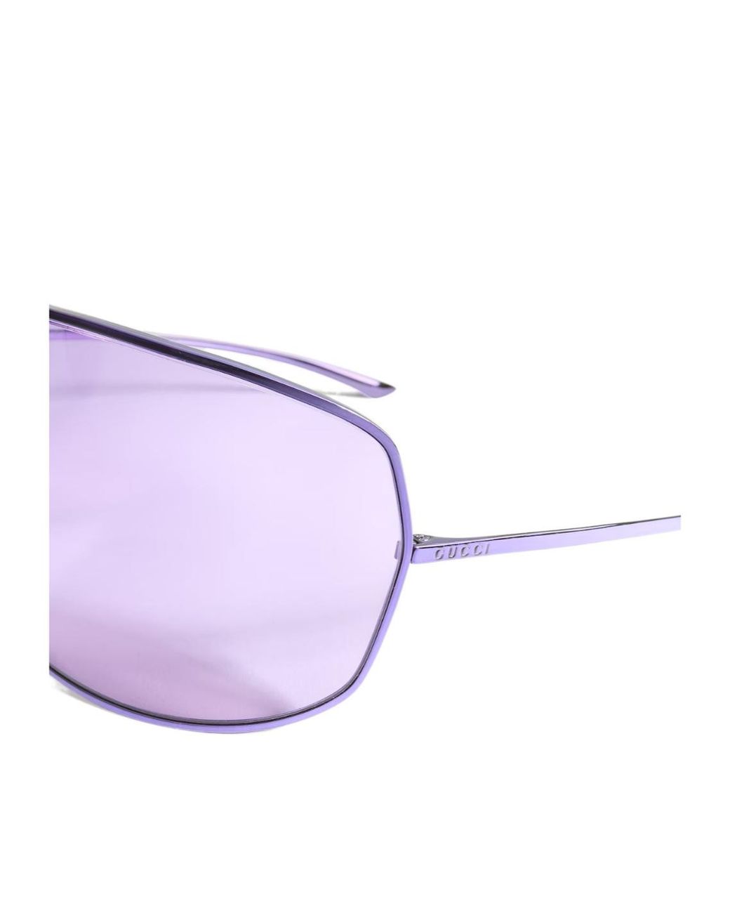 Gucci White Mask Frame Sunglasses for men