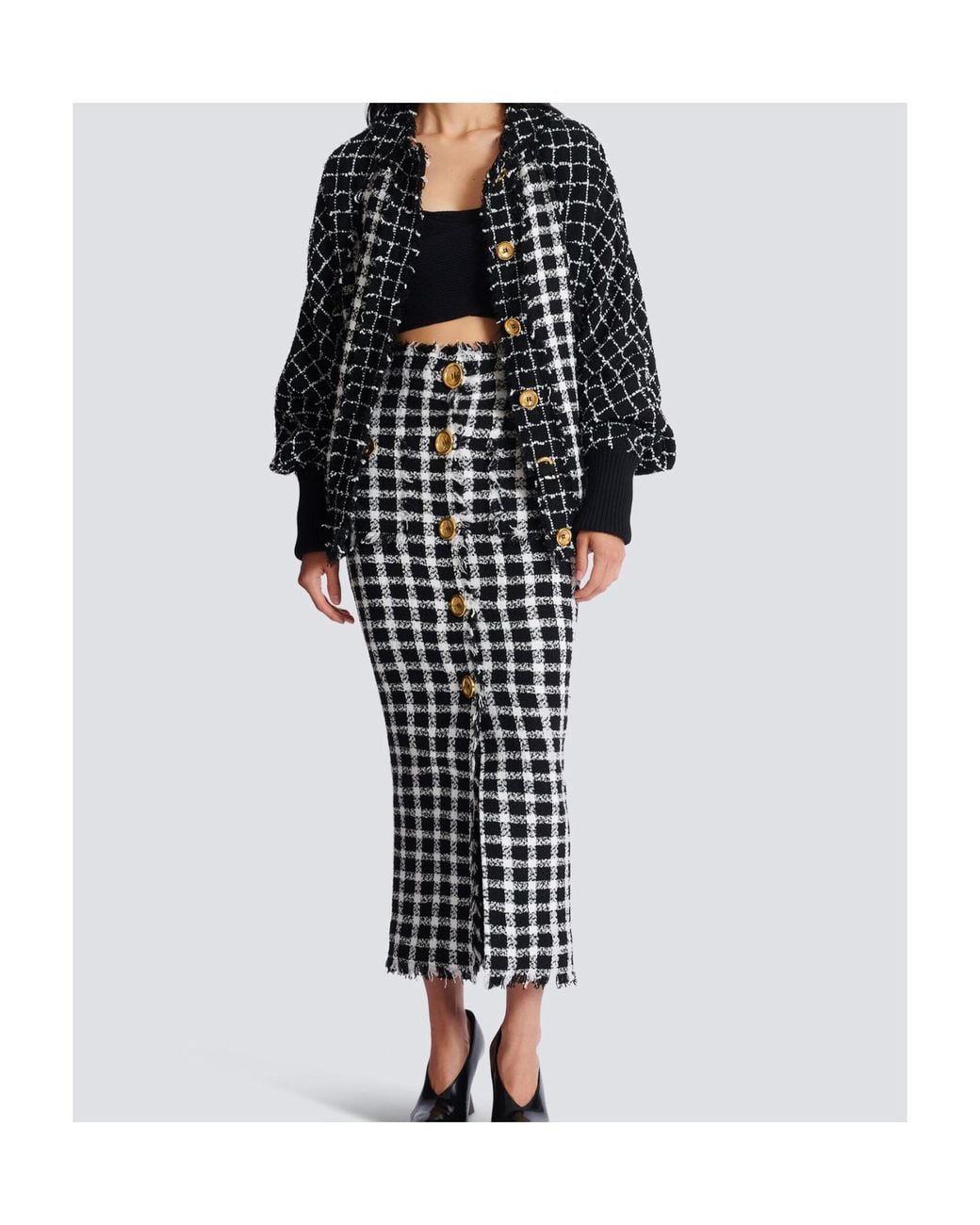 Balmain Black Bomber Jacket