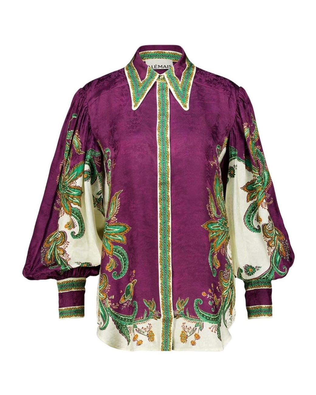 ALÉMAIS Purple Long-Sleeved Shirt