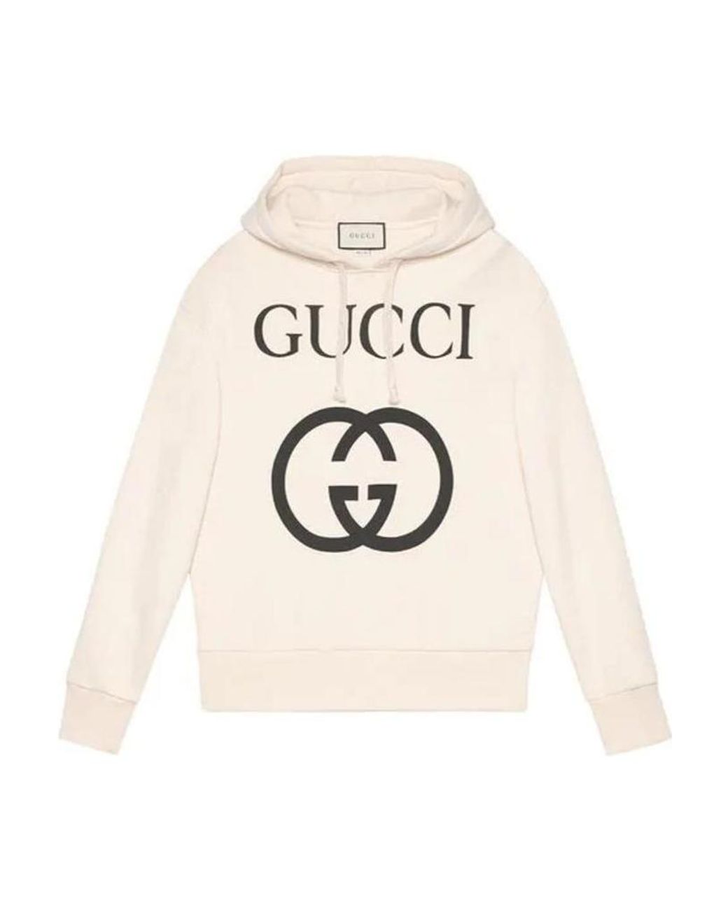 Gucci White Interlocking G Hoodie for men
