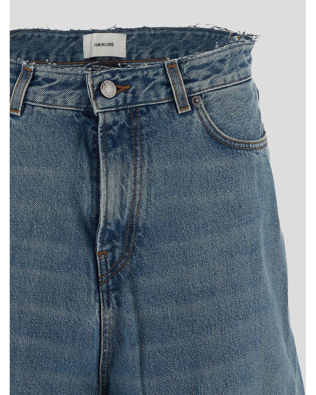 Haikure Blue Big Bethany Wide-Leg Jeans