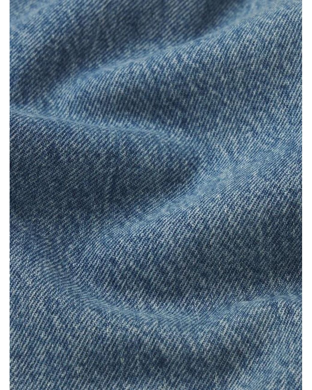 FRAME Blue High-Rise Straight-Leg Jeans for men