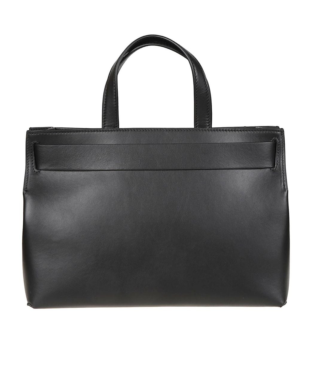 Lancel Black Angele Medium Tote Bag