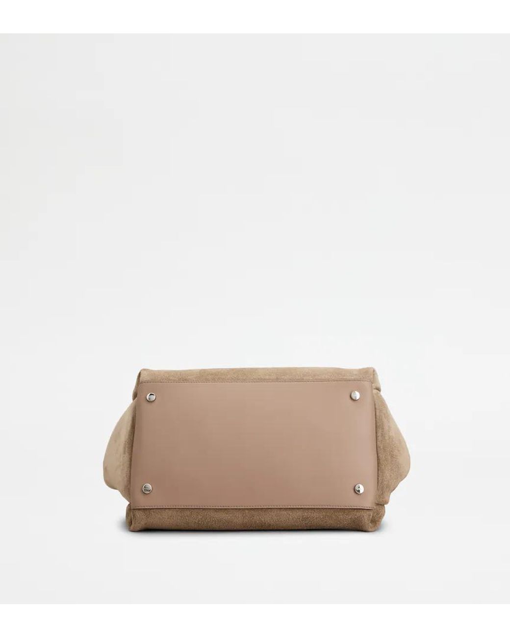 Tod's Natural Logo-Charm Tote Bag