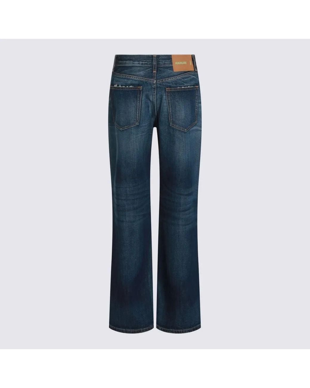 Haikure Blue Straight-Leg Jeans