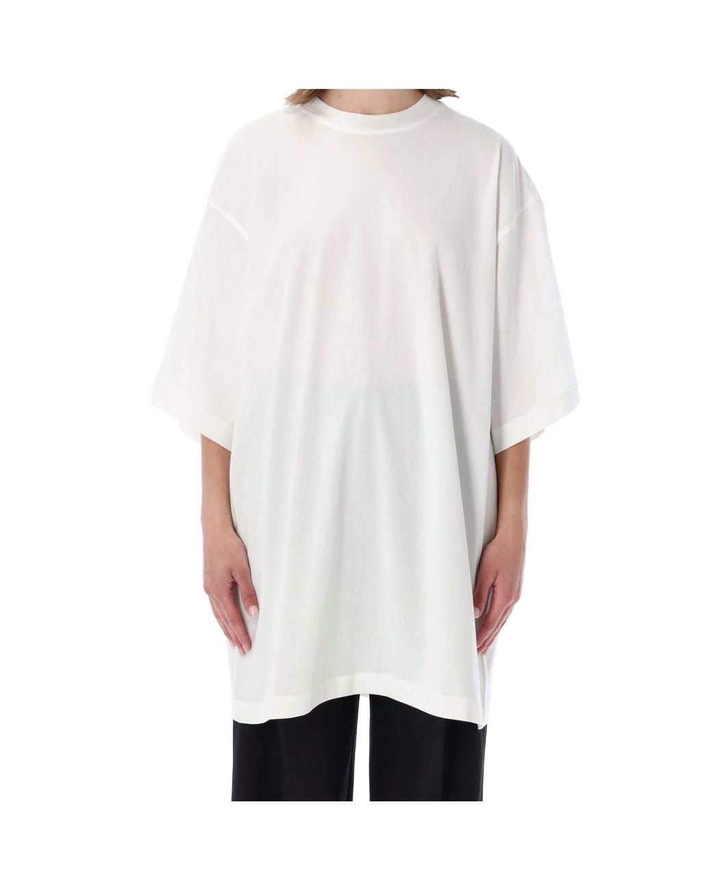 Bottega Veneta White Short-Sleeved Crewneck T-Shirt