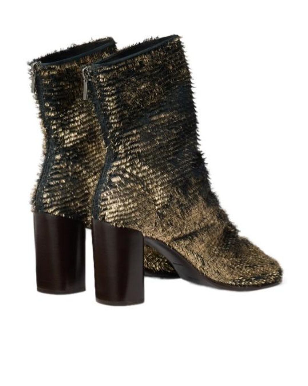 Lemaire Brown 80Mm Glove Heeled Ankle Boots