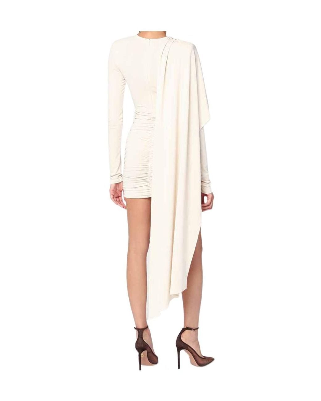 ANDAMANE White Xenia Ivory Mini Dress