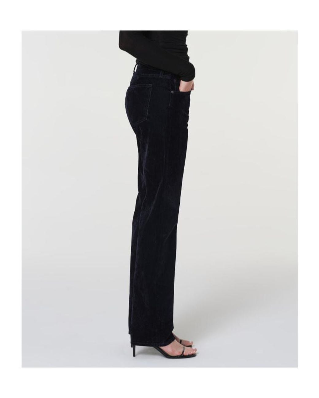 Agolde Blue Low Rise Slim (Velvet)