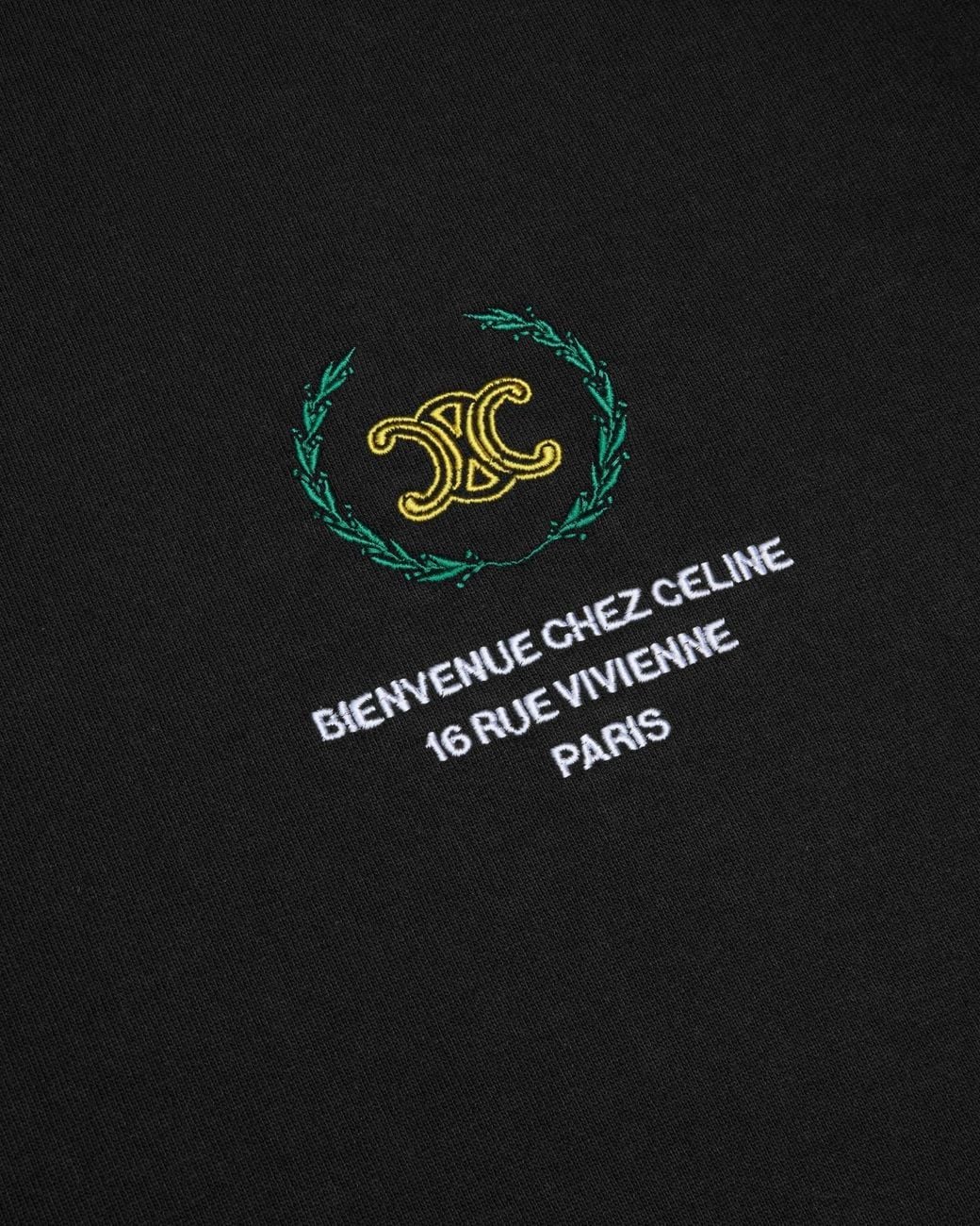 Céline Black T-Shirt for men