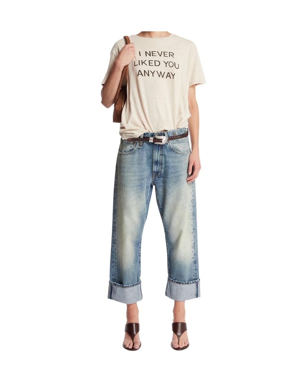 R13 Blue Short-Sleeved T-Shirt