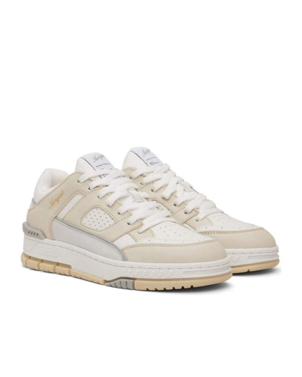 Axel Arigato White Area Panelled Low-Top Sneakers