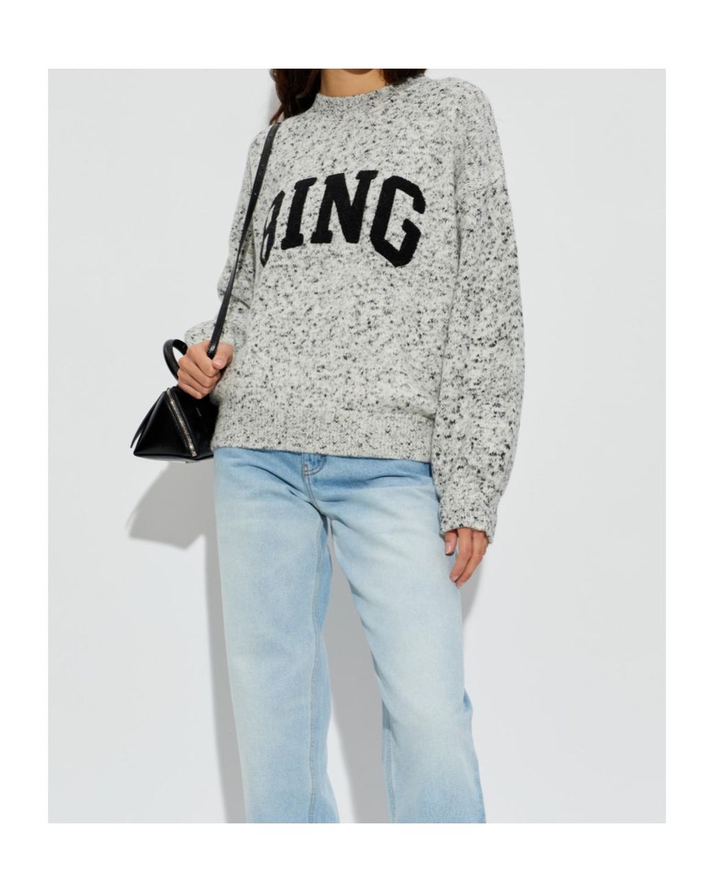 Anine Bing Gray Sydney Sweater