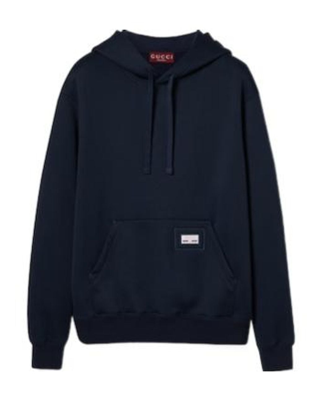 Gucci Blue Technical Nylon Jersey Sweatshirt for men