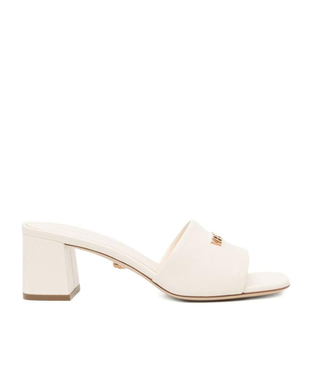 Versace Natural 50Mm Logo-Embossed Sandals