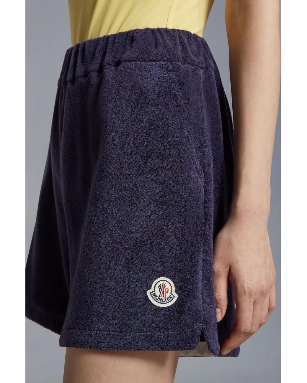 Moncler Blue Terrycloth Shorts
