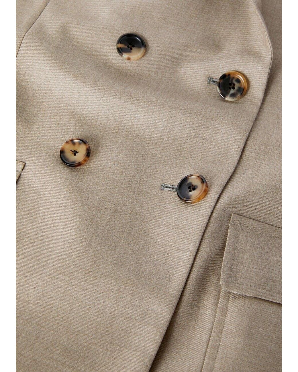 Loro Piana Natural Ananda First-Shear Wool Long-Sleeve Blazer