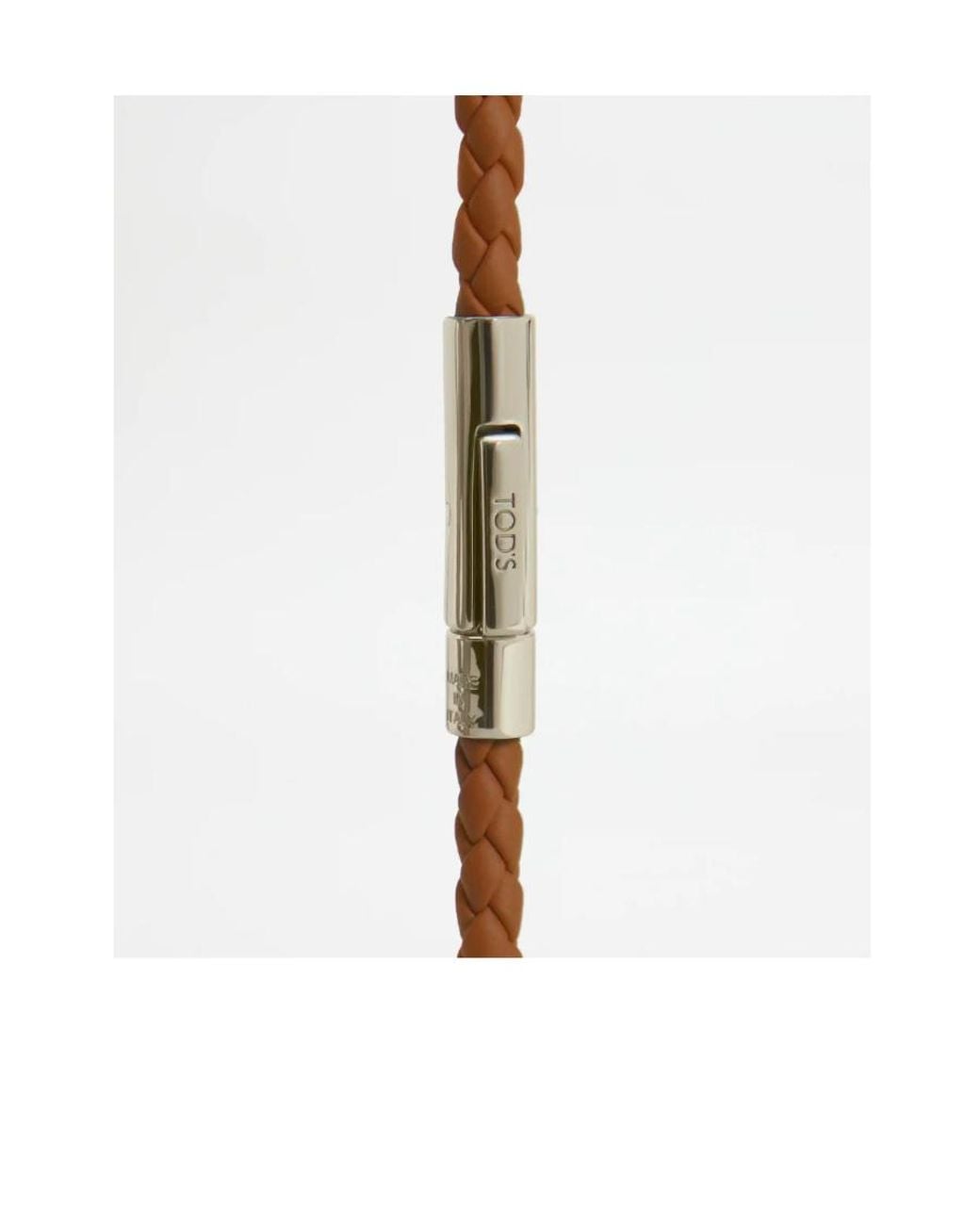 Tod's White My Colours Woven Bracelet for men