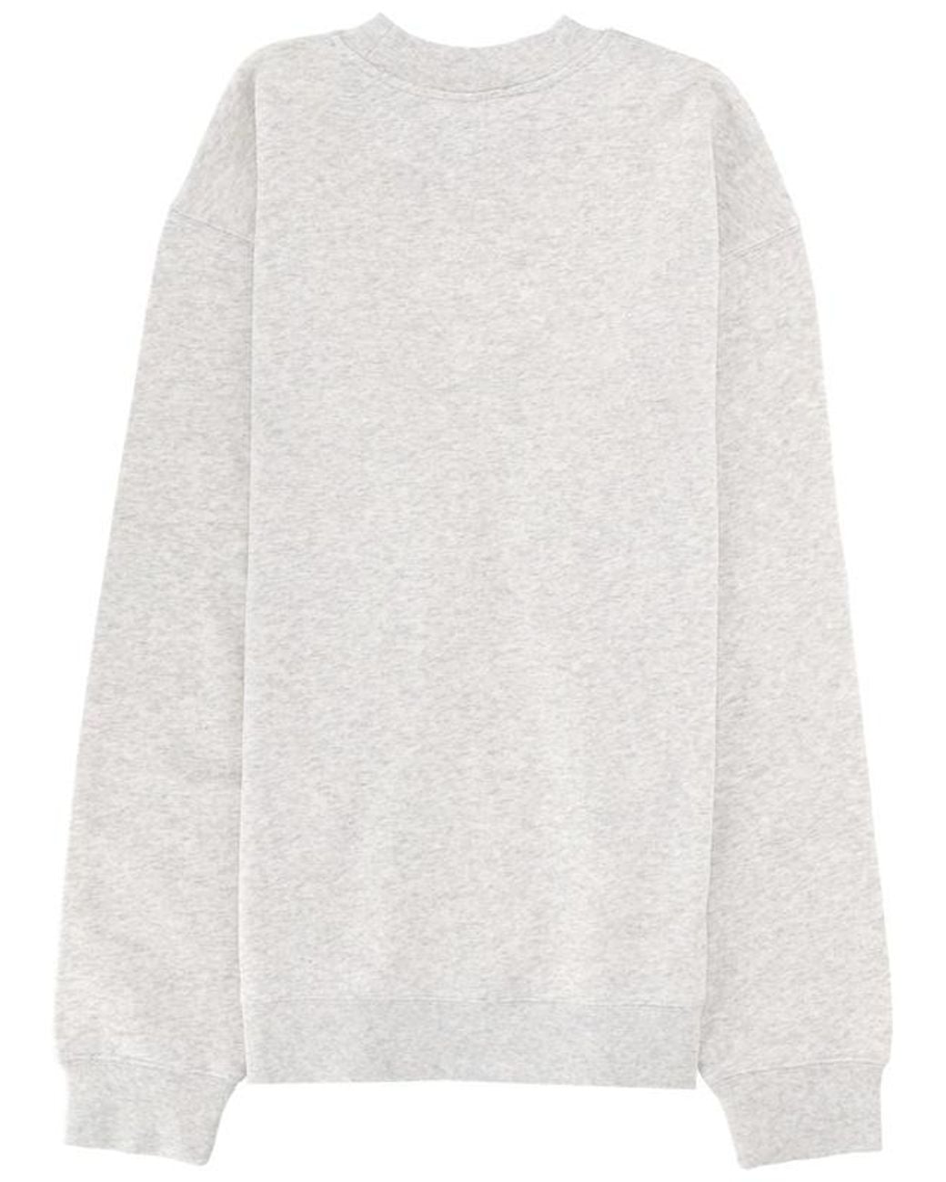 Jacquemus White Logo Patch Crewneck Sweatshirt for men
