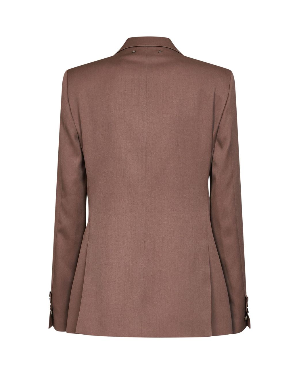 Golden Goose Deluxe Brand Brown Double Breasted Tailored Blazer