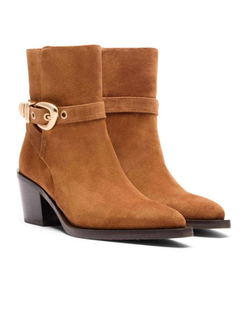Stuart Weitzman Brown Maven Western Bootie
