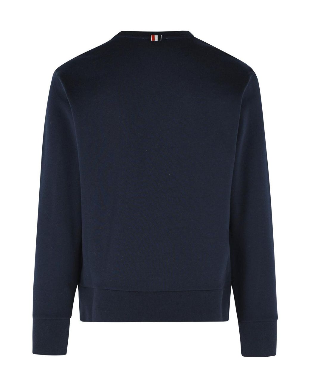 Thom Browne Black Logo Patch Sweatshirt for men