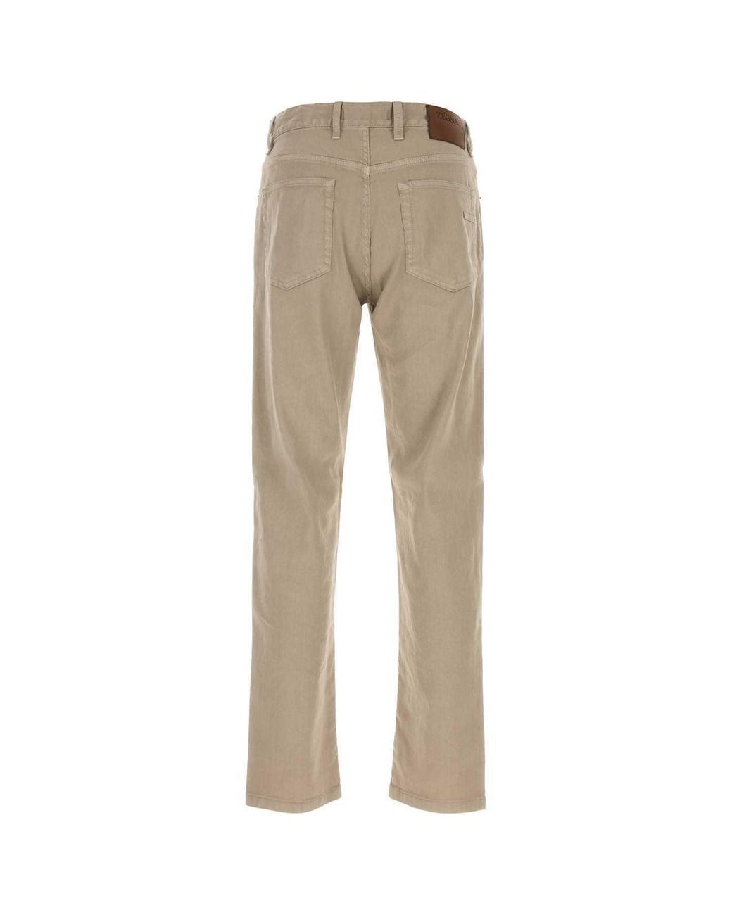 Zegna Natural Jeans With Belt Loops for men