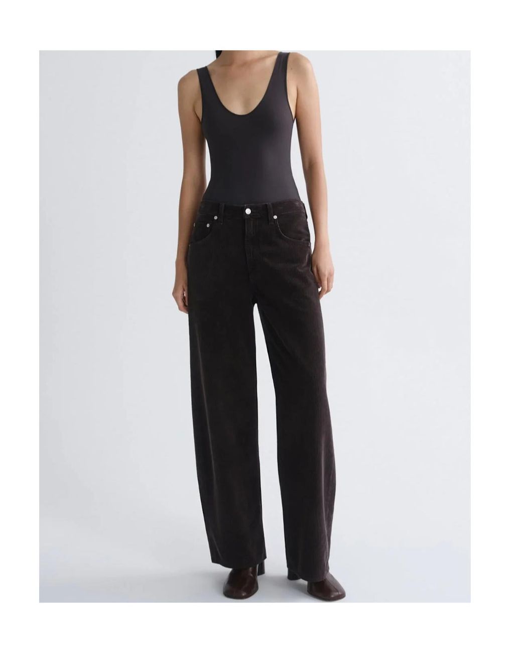 Agolde Multicolor Low Curve Corduroy Pants