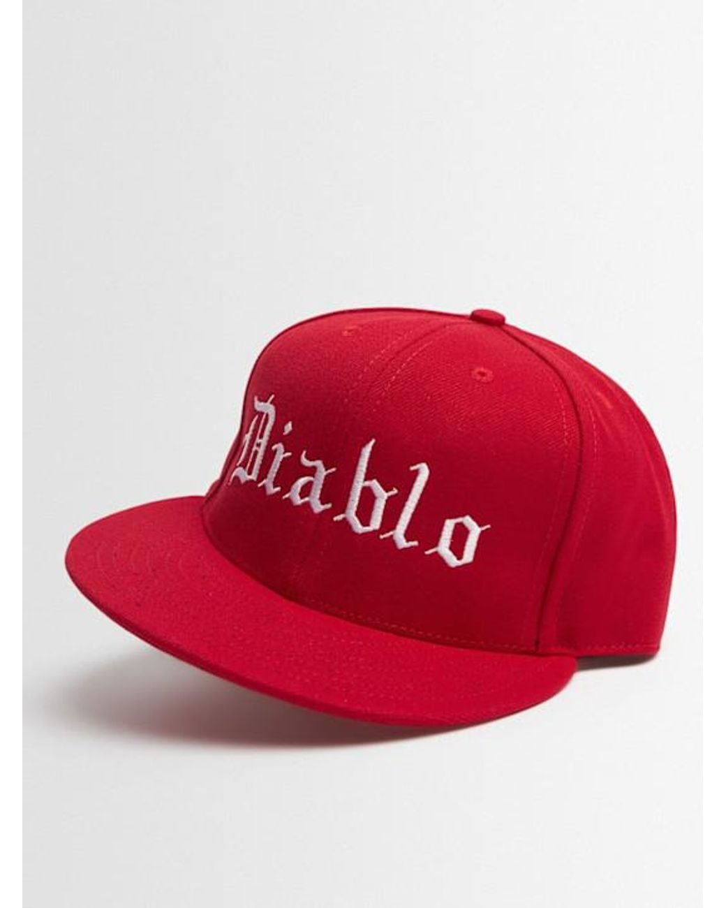 Willy Chavarria Red Diablo Baseball Cap for men