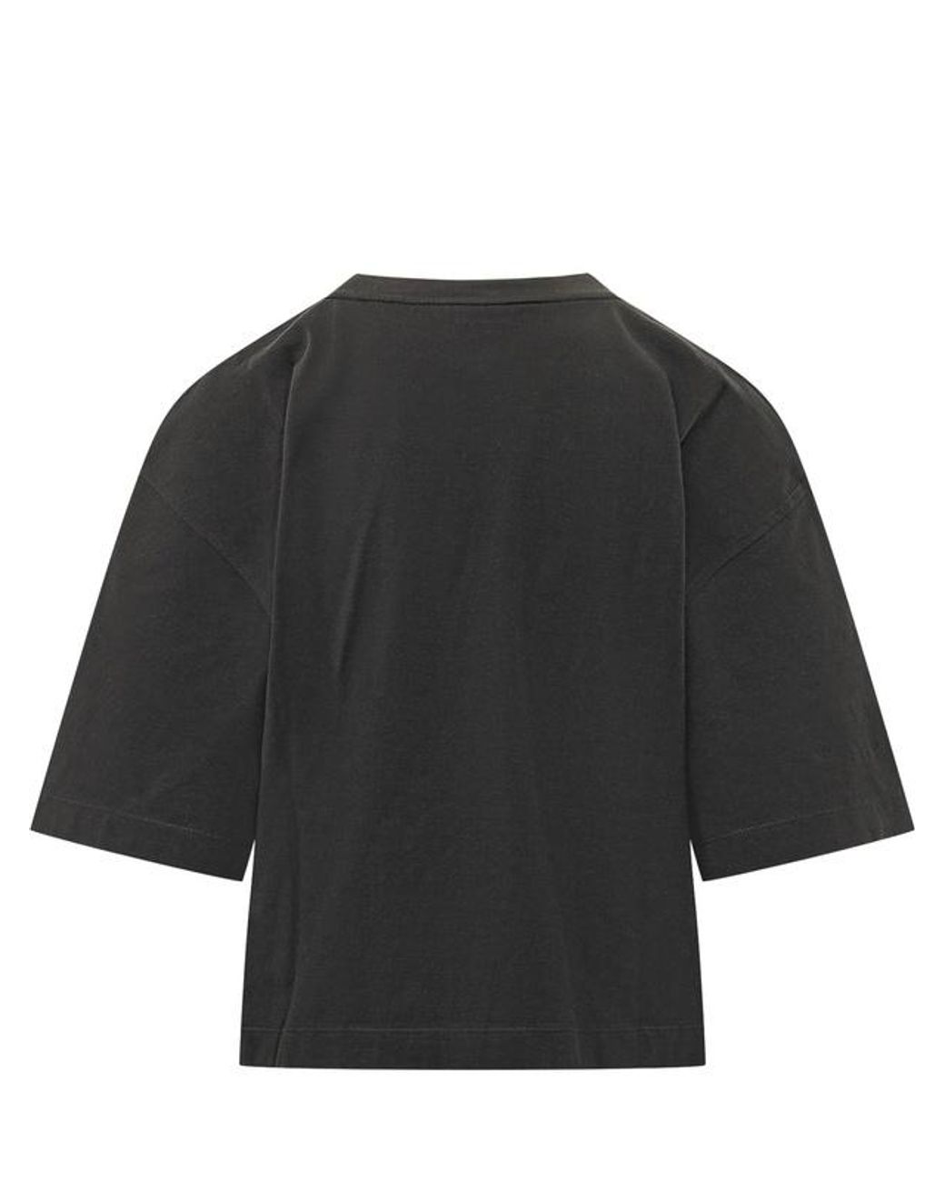 Brunello Cucinelli Black Embellished Pocket T-Shirt