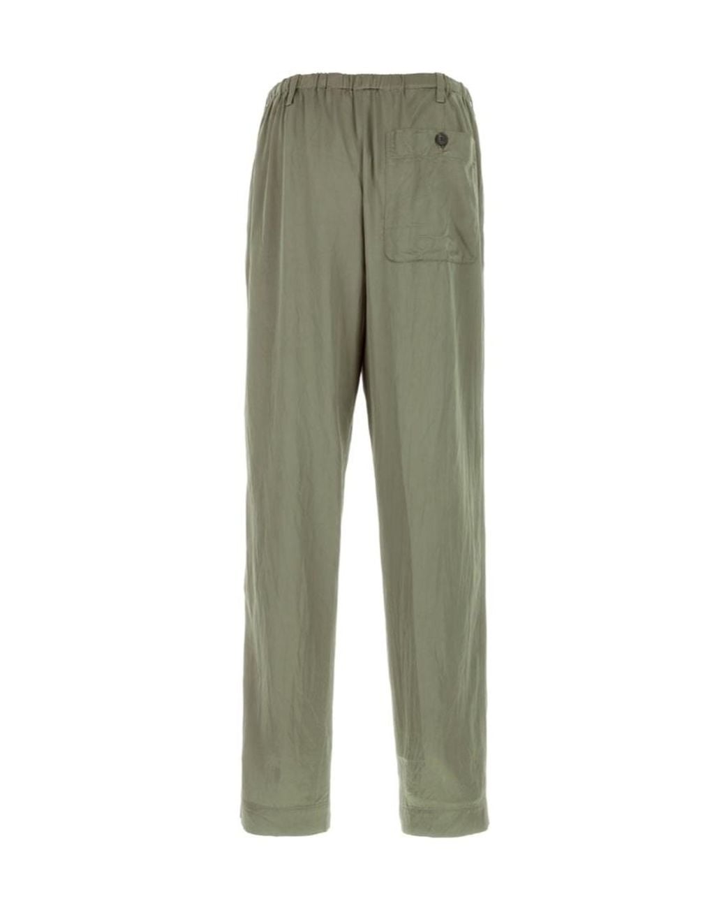 Dries Van Noten Green Straight Leg Pants for men