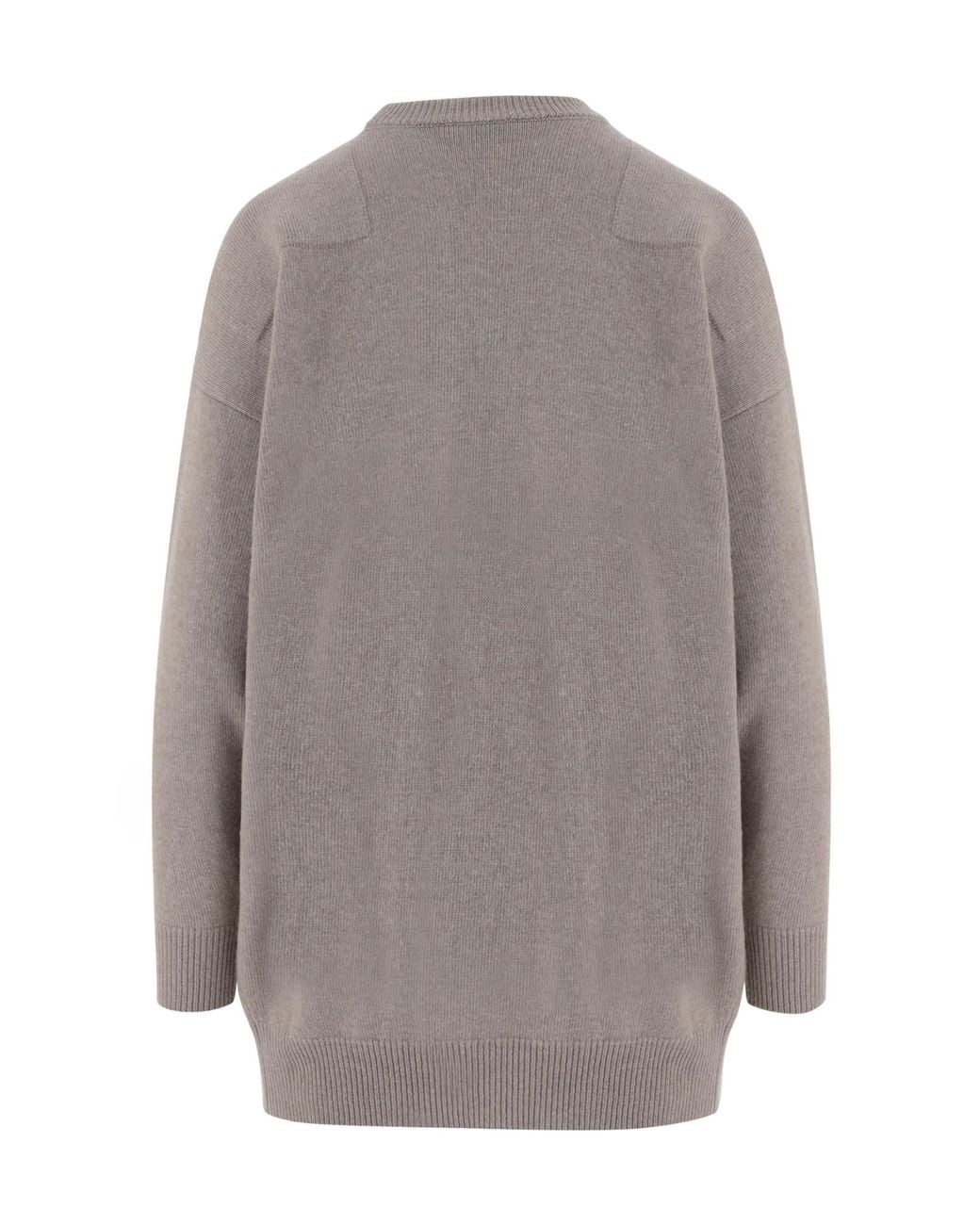 Jil Sander Gray Long-Sleeved Sweater