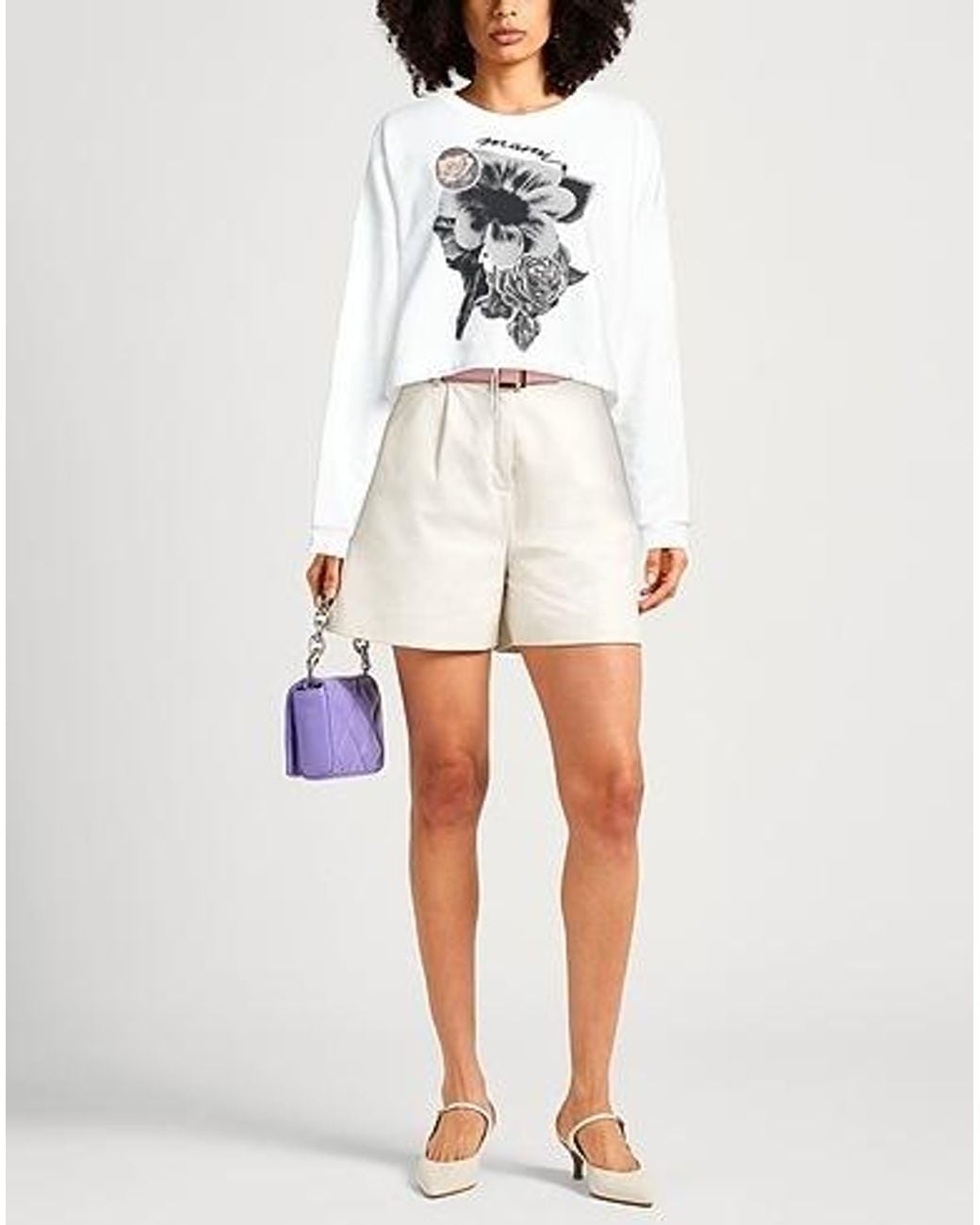 Marni White Sweatshirt Cotton