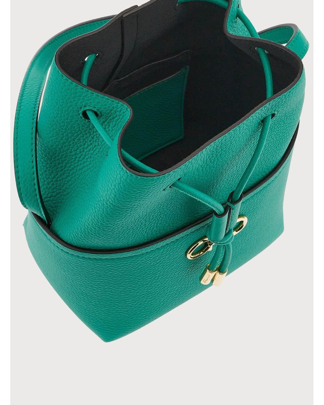 Ferragamo Green Logo Mini Bag