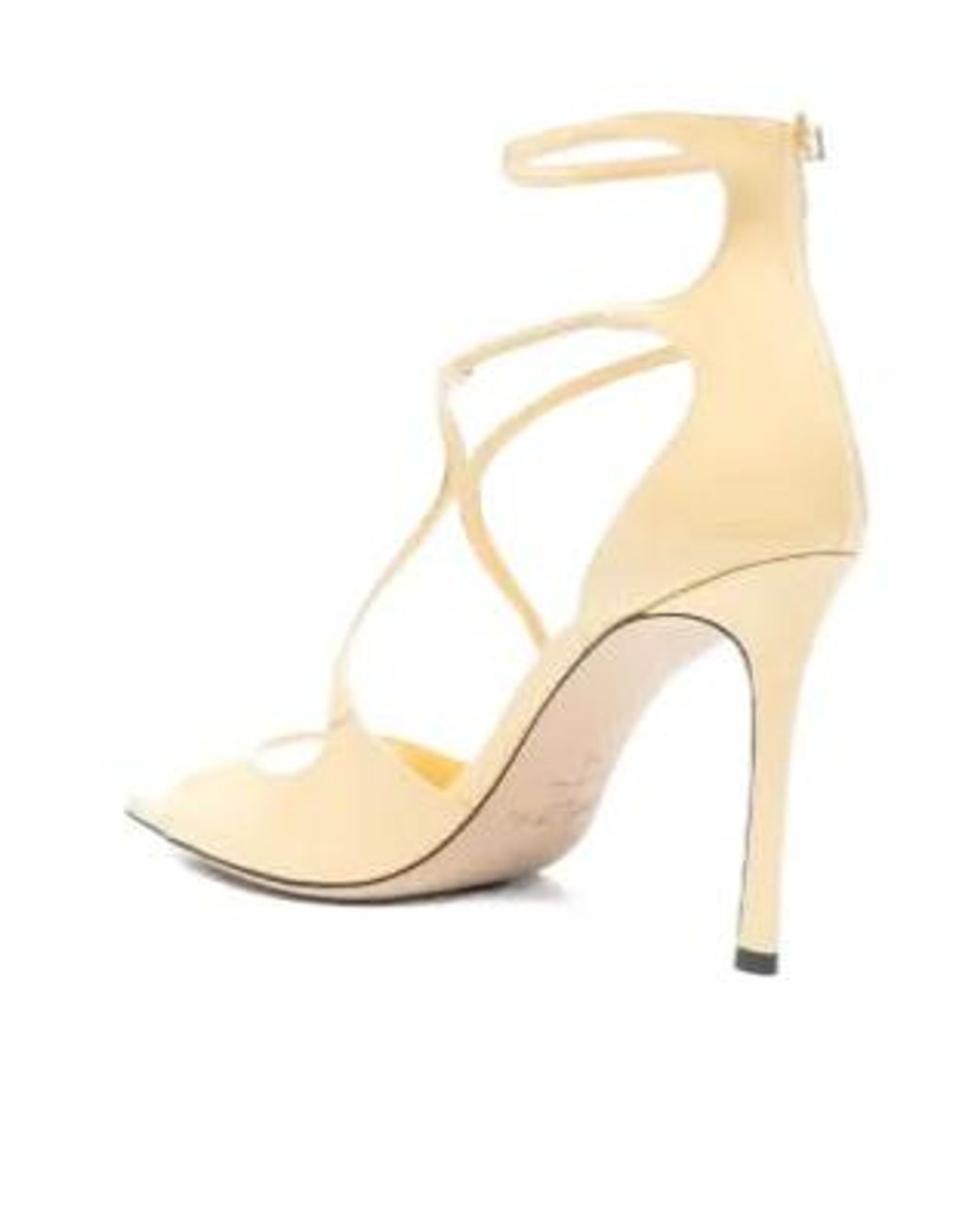Jimmy Choo Metallic Azia Leather Sandals