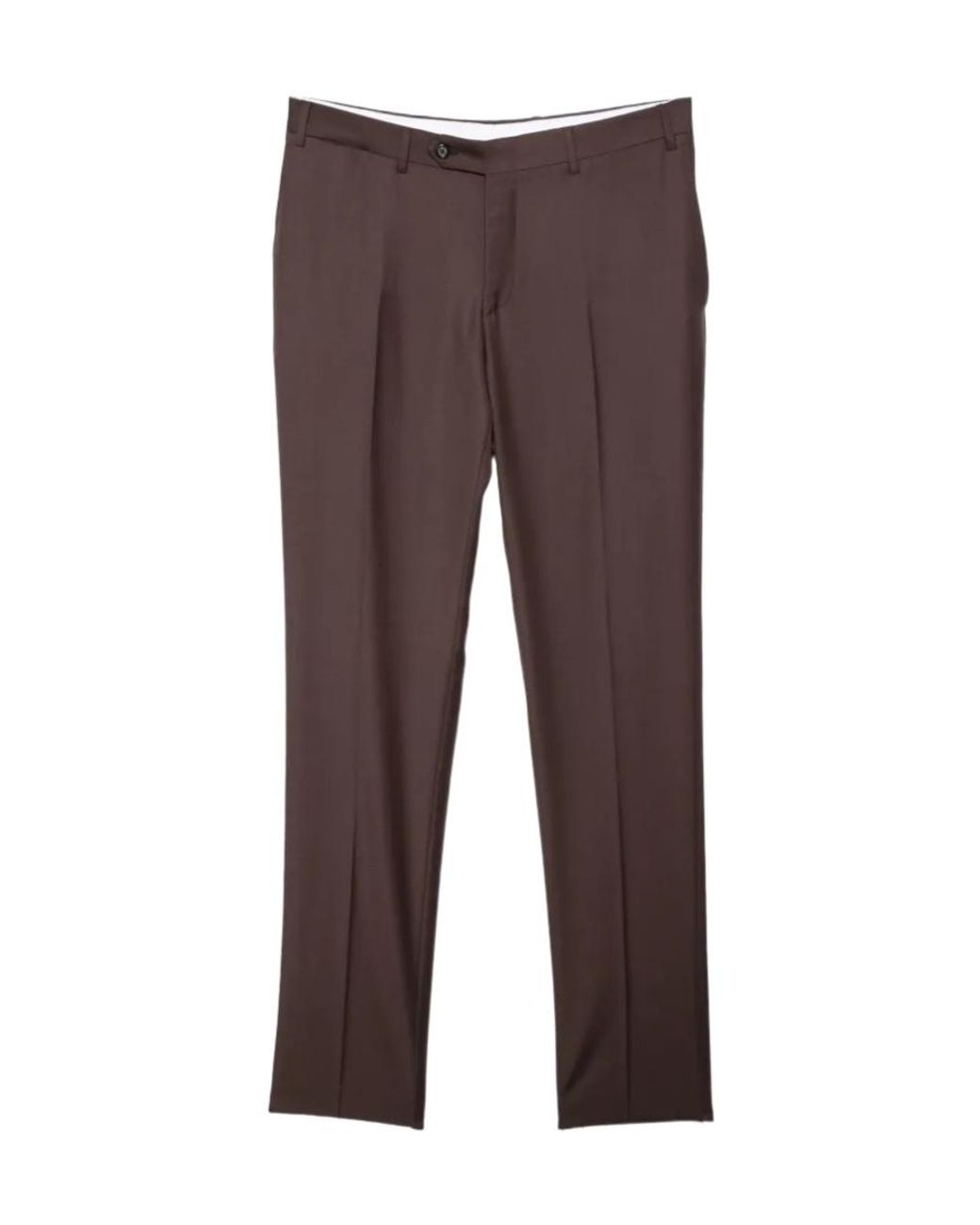 Canali Brown Drawstring Trousers for men