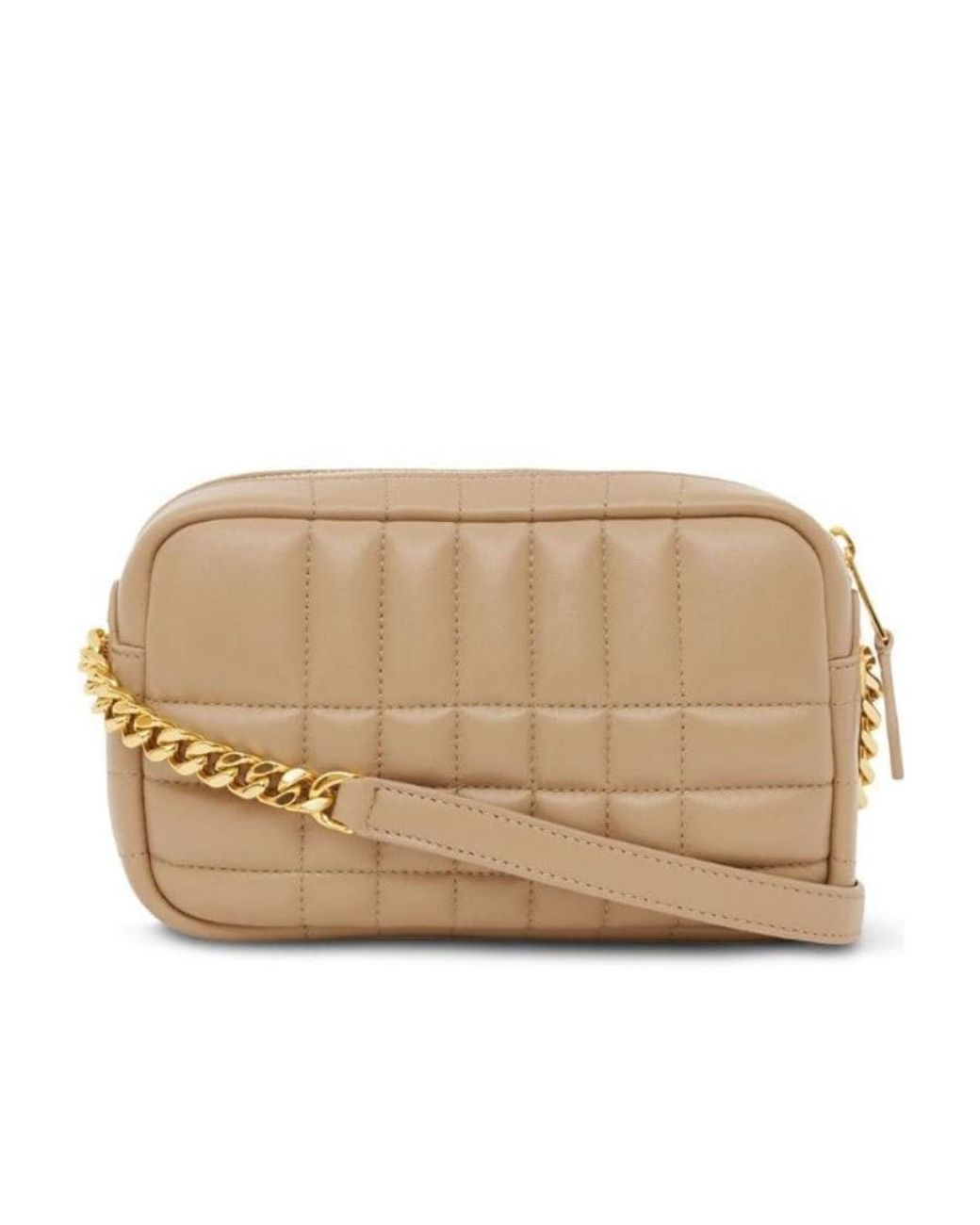 Burberry Natural Quilted Mini Lola Camera Bag