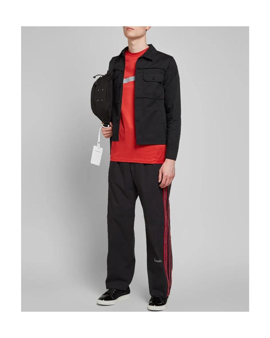 Lanvin Red Logo Details T-Shirt for men