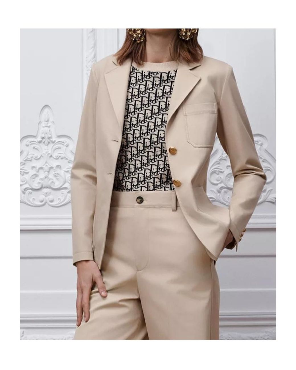 Dior Natural Fitted Jacket